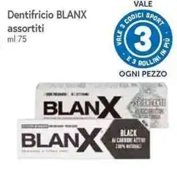 Famila Superstore Dentifricio BLANX assortiti offerta