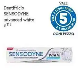 Famila Superstore Dentifricio Sensodyne advanced white offerta