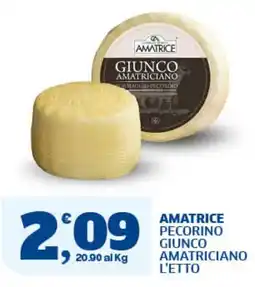 Il Punto Sigma Amatrice pecorino giunco amatriciano offerta