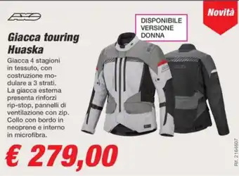 Giacca touring Huaska