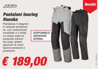 Pantaloni touring Huaska