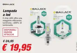 Bep's Lampada a led Ballack offerta