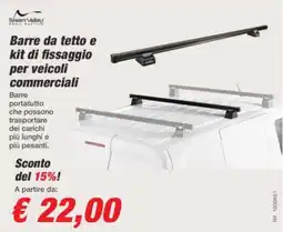 Bep's Barre da tetto e kit di fissaggio per veicoli commerciali offerta