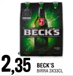 Al Discount Beck's birra offerta