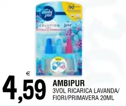 Al Discount Ambipur 3vol ricarica lavanda/fiori/primavera offerta