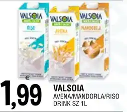 Al Discount Valsòia avena/mandorla/riso drink offerta