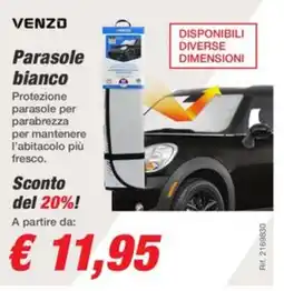 Bep's Parasole bianco VENZO offerta