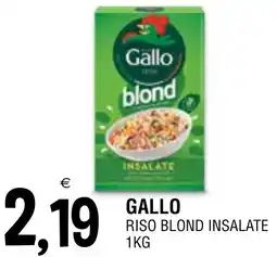 Al Discount Gallo riso blond insalate offerta