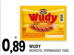 Al Discount Wudy wurstel formaggio offerta