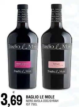 Al Discount Baglio le Mole Nero Avola Doc/Syrah offerta