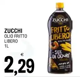 Al Discount Zucchi olio fritto libero offerta