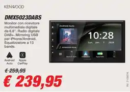 Bep's Kenwood monitor con ricevitore multimediale digitale offerta