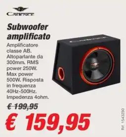 Bep's Subwoofer amplificato Cadence offerta