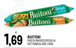 Al Discount Buitoni pasta brisee/sfoglia rettangolare offerta