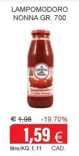 Centro frutta Lampomodoro nonna offerta
