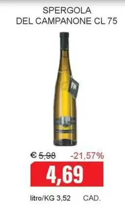 Centro frutta Spergola del Campanone offerta