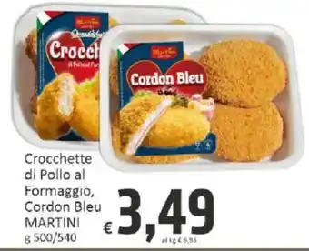 Crocchette di Pollo al Formaggio, Cordon Bleu MARTINI