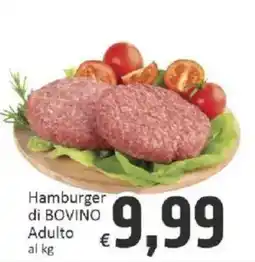 Paghi Poco Hamburger di BOVINO Adulto offerta