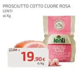 Gros Cidac Prosciutto cotto cuore rosa Lenti offerta