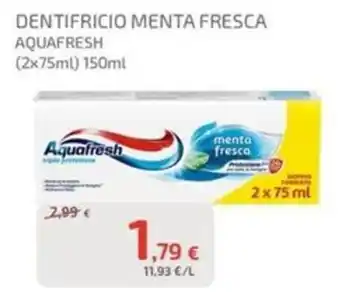 Dentifricio menta fresca Aquafresh