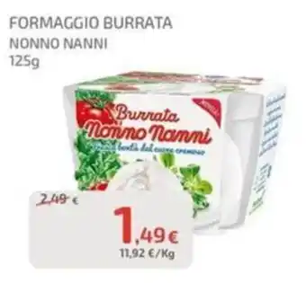 Formaggio burrata nonno nanni