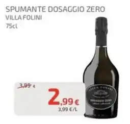 Gros Cidac Spumante dosaggio zero Villa Folini offerta