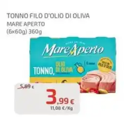 Gros Cidac Tonno filo d'olio di oliva Mare Aperto offerta