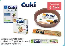 Smoll Cuki Gelopiù / Cuki contenitori friggitrice ad aria / Cuki carta forno / Cuki pellicola offerta