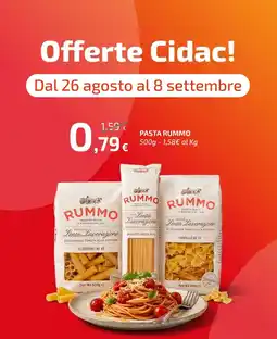 Gros Cidac Pasta Rummo offerta