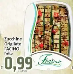 Paghi Poco Zucchine Grigliate Facino offerta