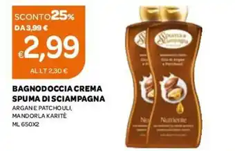 Ekom Spuma di Sciampagna Bagnodoccia 650ml x 2 offerta