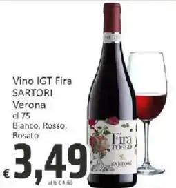 Paghi Poco Vino IGT Fira SARTORI offerta