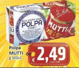 Paghi Poco Polpa Mutti offerta