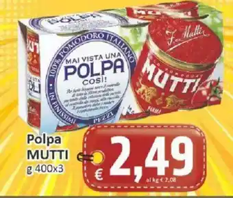 Paghi Poco Polpa Mutti offerta
