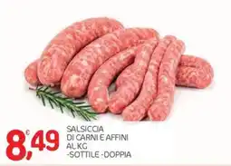 Carni e Affini Supermercati Salsiccia di Carni e Affini offerta