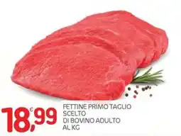 Carni e Affini Supermercati Fettine primo taglio scelto di bovino adulto offerta