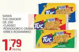 Carni e Affini Supermercati Saiwa Tuc cracker offerta