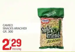 Carni e Affini Supermercati Cameo Snack Friends Arachidi offerta