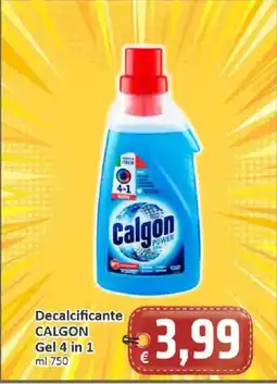 Paghi Poco Decalcificante Calgon Gel 4 in 1 offerta