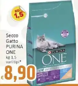 Paghi Poco Secco Gatto PURINA ONE offerta