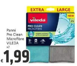 Paghi Poco Panni Pro Clean Microfibra Vileda offerta