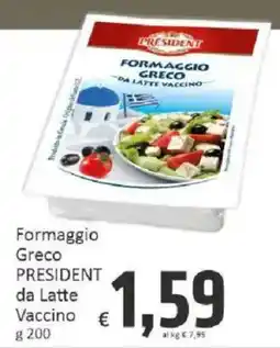 Paghi Poco Formaggio Greco President offerta
