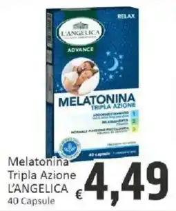 Paghi Poco Melatonina Tripla Azione L'Angelica offerta