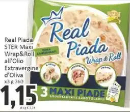 Paghi Poco Real Piada Wrap&Roll all’Olio Extravergine d’Oliva offerta