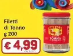 Paghi Poco Filetti di Tonno offerta