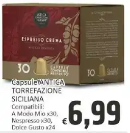 Paghi Poco Capsule Antica Torrefazione Siciliana offerta