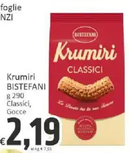 Paghi Poco Krumiri Bistefani Classici offerta