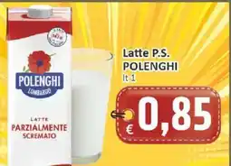 Paghi Poco Latte parzialmente scremato Polenghi offerta