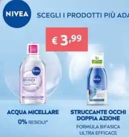 Smoll Nivea acqua micellare delicata offerta
