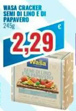 Paladini Otello Supermercato Wasa cracker semi di lino e di papavero offerta